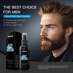 Aiooce Après-<span class=keywords><strong>rasage</strong></span> Cologne apaise les rougeurs et les irritations, hydrate la peau, les bosses, gel à raser pour hommes, après-<span class=keywords><strong>rasage</strong></span> Cologne en spray - Product Image 3
