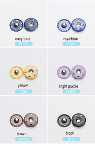 Nhà Máy Bán buôn vòng chân vàng bạc đỏ vàng đen tàng hình ép <span class=keywords><strong>Snap</strong></span> Fastener Giấu Nút cho áo - Product Image 6