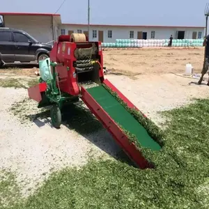 Mesin baler jerami berjalan kapasitas tinggi mesin baler tekan jerami mini untuk mesin baler untuk pertanian