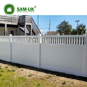 Sam-uk Offre Spéciale Facile à assembler Panneaux de jardin pas cher en plastique <span class=keywords><strong>PVC</strong></span> résistant aux UV Clôture en vinyle blanc de 4 pieds - Product Image 3