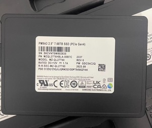 HORNG SHING Disque SSD utilisé MZQL27T6HBLA-00B7C PM9A3 U.2 7.68T B7C SATA 6Gbps SSD - Product Image 2