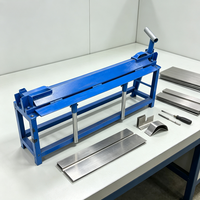 Machine plieuse manuelle industrielle robuste pour tôles, plieuse à acier OEM pour le pliage de précision et la fabrication de conduits d'air