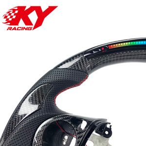 Volante Deportivo Personalizado de Fibra de Carbono con LED e Indicador de RPM para Honda Civic 9ª Gen., Accord 10ª Gen., SI, Acura Integra, CRV EX, X, RV, CRV U, RV - Product Image 2