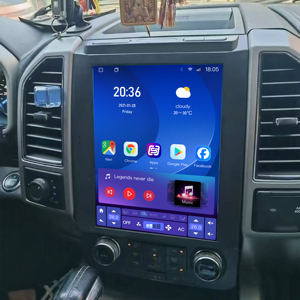Autoradio da 12,1 Pollici per Ford F150 2016-2021, <span class=keywords><strong>Android</strong></span> 15, Navigazione GPS, Schermo <span class=keywords><strong>HD</strong></span>, Lettore Carplay, 4G - Product Image 1