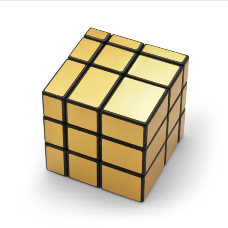 MOYU Mirror Cube 3x3x3 Magic Speed Cube Silver Gold Stickers cubi Puzzle professionali