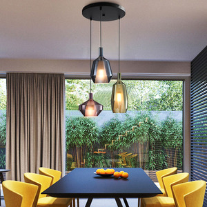 <span class=keywords><strong>Lampada</strong></span> <span class=keywords><strong>a</strong></span> <span class=keywords><strong>Sospensione</strong></span> in Vetro Colorato Irregolare Stile Nordico, Lampade Decorative per Casa, Lampade <span class=keywords><strong>a</strong></span> <span class=keywords><strong>Sospensione</strong></span> LED Moderne per Comodino, Isola <span class=keywords><strong>Cucina</strong></span> - Product Image 2