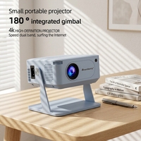 Projecteur intelligent Android 11 HT29 2K, 1 Go + 8 Go, LCD, 120 lumens, projection 10 m, support réglable, portable, garantie 1 an