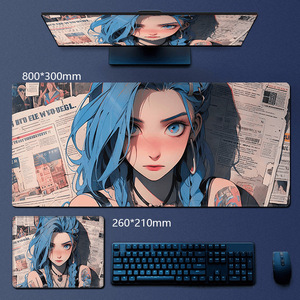 Alfombrilla de Ratón Personalizada con Diseño de Anime, Alfombrillas de Juego Impresas con Logotipo, Material de Lámina de Goma, Alfombrillas para Teclado y Ratón de Computadora - Product Image 4