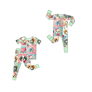 Personnalisé Noël Imprimé Enfants Vêtements Écologique 2 Pcs Manches Longues Bébé Pyjamas Costumes Usine Vente en Gros - Product Image 2