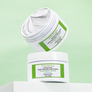 60/100g Acide kojique <span class=keywords><strong>extra</strong></span> fort personnalisé 7 jours Crème éclaircissante pour le visage et le corps Crème blanchissante - Product Image 2