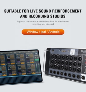 Bàn trộn âm thanh kỹ thuật số chuyên nghiệp 24 kênh ASF24, tích hợp <span class=keywords><strong>DSP</strong></span> và chức năng ghi âm qua WIFI - Product Image 4