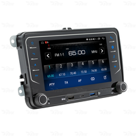 Autoradio Android BQCC 7 pouces avec GPS, Android Auto et Wi-Fi compatible pour les modèles (VW CC Passat Polo Golf) - Système multimédia pour véhicule
