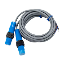 Sensor Saklar Kedekatan Kapasitif M18 dengan Tabung Plastik Ulir SUENW NPN PNP NO NC, Jarak Deteksi 5-15mm, Dapat Diatur