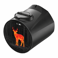 Mini-caméra thermique ronde ODM 256x192 avec batterie rechargeable et écran tactile pour projets et fournisseurs d'optiques extérieures personnalisées