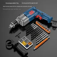 Ensemble d'outils de quincaillerie pour électricien et charpentier, acier à haute teneur en carbone, étui rigide pour réparations à domicile, divers outils de réparation