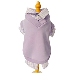 Özelleştirilmiş köpek giyim ve yelek çok renkli klasik Pet giyim ilkbahar sonbahar yeni stil ceket gömlek köpek yelek sevimli kedi bez - Product Image 4