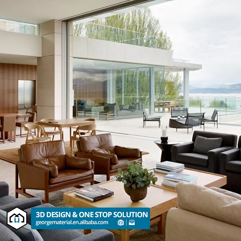 Interior Design Services Architecture Design Home Design 3D Rendering For Luxury Apartment