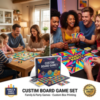 Service d'impression de jeux de société personnalisés, jeux de société imprimés pour enfants et adultes