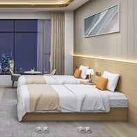 Tête de lit d'hôtel cadre chambre tilleul outils de coupe boîte en bois lit base cadre reine tête de lit panneaux cadre lit king size