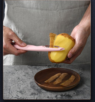 Roestvrijstalen Fruitmes Aardappelschilfers Keuken Multifunctionele Schaafmachine Huishoudelijke Appel Schrapen Mes Artefact Dunschiller Schaafmachine