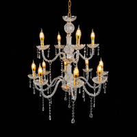 Lustre moderne en acrylique LED, luminaire de plafond de luxe pour mariage, hôtel, salon