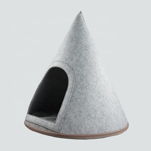 <span class=keywords><strong>Casa</strong></span> plegable <span class=keywords><strong>para</strong></span> mascotas, tienda <span class=keywords><strong>tipi</strong></span> de fieltro grueso <span class=keywords><strong>para</strong></span> <span class=keywords><strong>gatos</strong></span> y perros, gran oferta, 2021 - Product Image 1