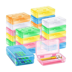 Étui à crayons transparent rigide pour enfants, étui à crayons personnalisé transparent de grande taille - Product Image 2