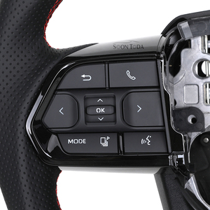 Volante Premium de Cuero Genuino Perforado con Base Plana para <span class=keywords><strong>Toyota</strong></span> <span class=keywords><strong>Land</strong></span> <span class=keywords><strong>Cruiser</strong></span> LC300 LC70 LC76 LC79 Prado - Product Image 2