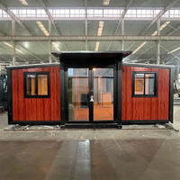 Maisonnette mobile préfabriquée de 40 pieds, idéale pour salle de classe, hôtel, camping, bureau, école, villa, appartement ou mini-maison.