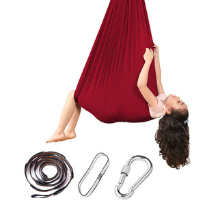 Hamac de <span class=keywords><strong>yoga</strong></span> <span class=keywords><strong>aérien</strong></span> pour enfants balançoire de thérapie sensorielle intérieure pour enfants avec autisme TDAH <span class=keywords><strong>matériel</strong></span> en nylon pour le camping et la randonnée - Product Image 1