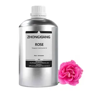 Wholesale ROSE essential oil for diffuser aromatherapy 100% pure organic damask rose oil for face skin hair and body care