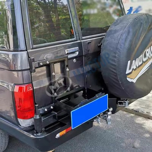 Barra de acero trasera, barra de carreras trasera, barra de acero para parachoques trasero, adecuada para Toyota Land Cruiser serie LC7 LC79 - Product Image 3