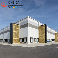 Bâtiment d'entrepôt préfabriqué en structure métallique pour usine alimentaire, entrepôt frigorifique, logistique de la chaîne du froid