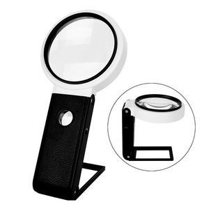 Kaca pembesar untuk membaca, perhiasan koin <span class=keywords><strong>5X</strong></span> 25X 90mm kaki dapat dilipat lampu 2UV <span class=keywords><strong>2</strong></span> in 1 dengan USB - Product Image 3