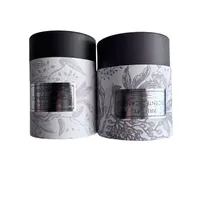 Tube de bougie en papier blanc biodégradable fait à la main pour l'artisanat, l'utilisation cosmétique, l'emballage écologique, l'aromathérapie, les huiles essentielles, les parfums