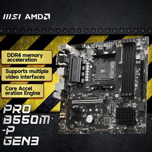 Carte mère d'ordinateur PRO B550M-P GEN3 compatible avec les processeurs CPU5600X/5800X/5600G (AMD B550/Socket AM4) pour ordinateur de bureau - Product Image 4