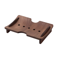 Porte-savon égouttoir pour la maison, le balcon et l'hôtel, support à savon, plateau à savon, organiseur d'articles de toilette, porte-savon en bois