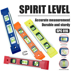 Портативный Высокоточный 3-пузырьковый измеритель уровня, промышленный Сильный магнитный 3-пузырьковый уровень, линейка ABS-оболочки, бытовой инструмент - Product Image 2