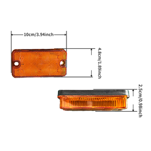Luces traseras de señalización de emergencia para camiones HNY-T06, accesorios de alarma para vehículos de ingeniería, luces de señalización de giro HNY - Product Image 4