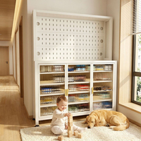 Meuble de rangement autoportant en acier pour chaussures avec étagère perforée, armoire de rangement multifonctionnelle pour couloir, personnalisable en usine