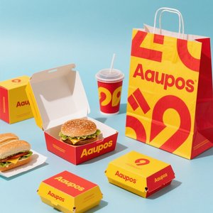 Özel Fast <span class=keywords><strong>Food</strong></span> paketleme karton kutu tek kullanımlık Burger kutusu ambalaj gıda konteyner kutusu Takeway çevre dostu Hamburger kutusu - Product Image 4