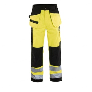 Pantalon de travail haute visibilité résistant avec protection des genoux, personnalisable - Product Image 3