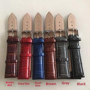 Correa <span class=keywords><strong>de</strong></span> <span class=keywords><strong>Reloj</strong></span> <span class=keywords><strong>de</strong></span> PU con Extremo Plano, Diseño <span class=keywords><strong>de</strong></span> Bambú, 12mm 14mm 16mm 18mm 20mm 22mm, Universal, Múltiples Colores - Product Image 6