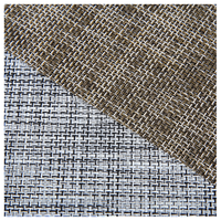 Napperons résistants à la chaleur napperons antidérapants pour Table à manger lavable Durable vinyle tissé napperon PVC ensembles de tapis de Table