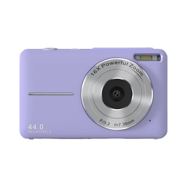 44MP 1080p Digital Camera with 16X Digital Zoom and 4K Video Resolution Portable 16X Digital Zoom Digital Camera