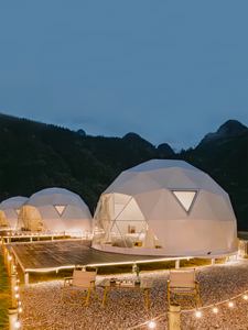 Tienda de campaña móvil moderna transparente PC Star Room Bubble House para exteriores Villa Áreas escénicas Homestay Hotel Container Houses - Product Image 5