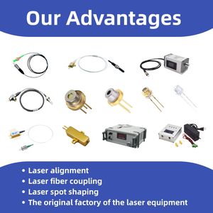 Diodo Laser Leirte <span class=keywords><strong>405</strong></span> nm Accoppiato a Fibra, Laser Monomodale Accoppiato a Fibra 80 mW, Interfaccia Fibra Ottica FC/PC, FC/APC, SMA905 - Product Image 3