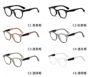 Gafas de Computadora con Montura Completa y Lentes Amarillas Anti Luz Azul, Estilo Clásico QY, para Adultos Unisex - Product Image 5