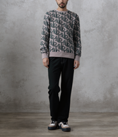 Prix inférieur Pull d'hiver à manches longues en tricot chaud respirant avec logo imprimé motif de personnage pour hommes