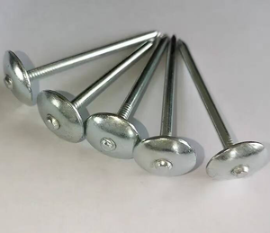 Clous de toiture galvanisés pour la construction de toitures en tôle, matériaux de construction, vente en gros, en vrac - Product Image 1